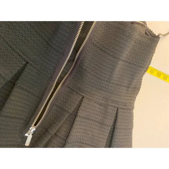 B. Darlin Black Strapless Mini Dress Tiered Stiff Material Size 11/12 - Picture 5 of 11